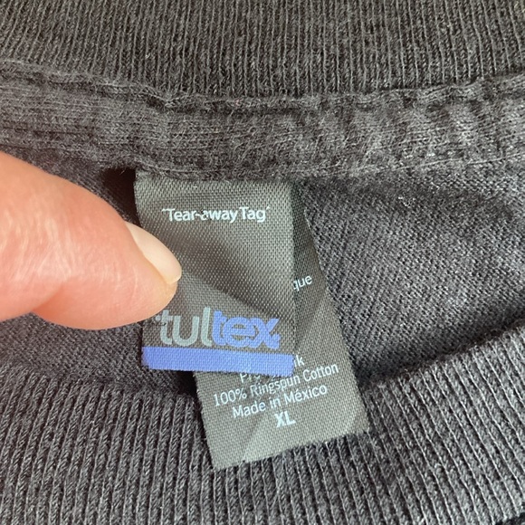 Unisex EUC Black Jim Beam Devils Cut Mardi Gras T Shirt Tultex XL - Picture 5 of 8